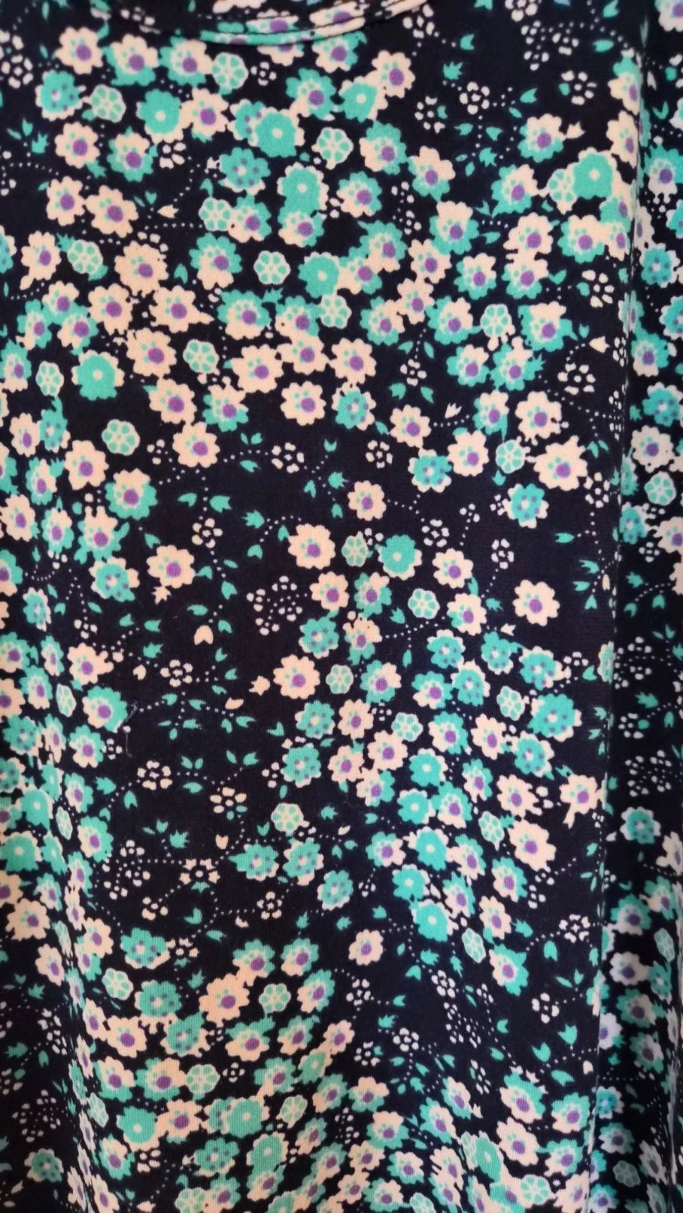 Blusa/Túnica de verão fluida feminina tamanho 48/50 Feito na França – photo 3